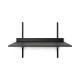 Sector Desk Black Brass Brackets ferm LIVING