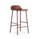 Sgabello Rosso Form Barstool Metallo Normann Copenhagen