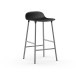 Sgabello Cromato Form Barstool Normann Copenhagen