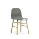 Sedia Form Chair Grigia Gambe in Rovere Normann Copenhagen