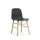 Sedia Form Chair Nera Gambe in Rovere Normann Copenhagen