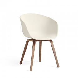 About A Chair AAC 22 Bianco Crema - Noce