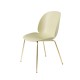 Beetle Dining Chair - Conic Brass Semi Matt Gubi