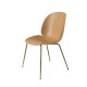 Beetle Dining Chair - Conic Antique Brass Gubi