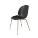 Beetle Dining Chair - Conic Antique Brass Gubi