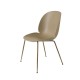 Beetle Dining Chair - Conic Antique Brass Gubi