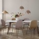 Beetle Dining Chair - Conic Brass Gubi
