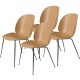 Beetle Dining Chair - Conic Metal Set 4 PZ Gubi