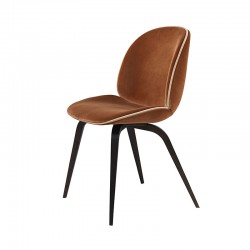 Beetle Dining Chair - Wood Upholstered