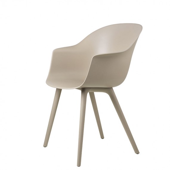 Bat Dining Chair - Plastic Monochrome Gubi