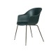 Bat Dining Chair - Conic Brass Gubi