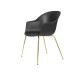 Bat Dining Chair - Conic Brass Gubi