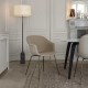 Bat Dining Chair - Conic Brass Gubi
