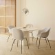 Bat Dining Chair - Conic Brass Gubi