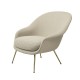 Bat Lounge Chair Low Antique Brass - Karakorum 03 Gubi