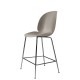 Beetle Counter Chair 65 cm - Black Chrome Gubi