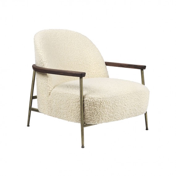 Sejour Lounge Chair with armrests Gubi