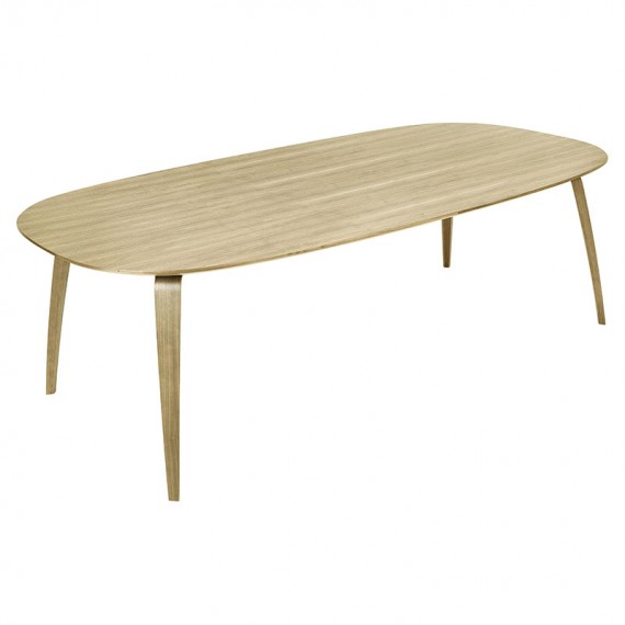 GUBI Dining Table - Elliptical Oak Gubi