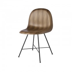 GUBI 3D Dining Chair - Wood - Center Base