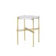 TS Side Table Brass Gubi
