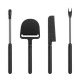 Accessori Cucina Pebble Forchetta Formaggio Normann Copenhagen