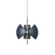 Multi-Lite Pendant Brass - Midnight blu Gubi