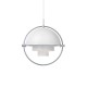 Multi-Lite Pendant Chrome - White Gubi