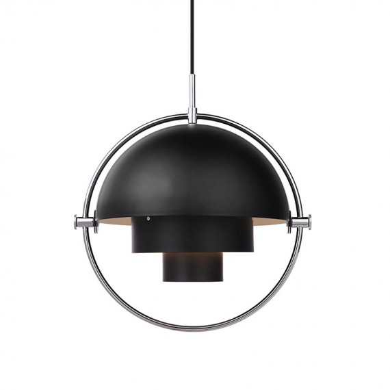 Multi-Lite Pendant Chrome - Black Gubi