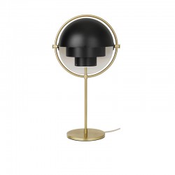 Multi-Lite Table Lamp Brass - Black