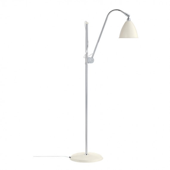 Bestlite BL3 Floor Lamp Chrome White Gubi