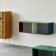 Colour Cabinet M Wall - Glass Doors HAY
