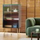 Colour Cabinet Tall - Glass Doors HAY