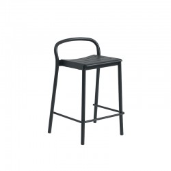 Linear Steel Barstool H 65 cm