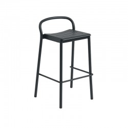 Linear Steel Barstool H 75 cm