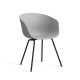 About A Chair AAC 26 Concrete Grey - Metallo nero HAY
