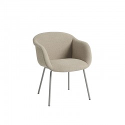 Fiber Armchair Soft - Tube Base