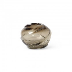 Water Swirl Vase - Round