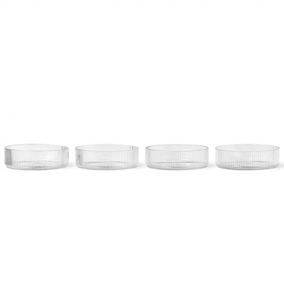 Ripple Serving Bowls - Set 4 Pz ferm LIVING