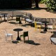 Palissade Park Dining Bench In-Out HAY
