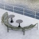 Palissade Park Dining Bench Out-Out HAY