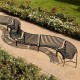 Palissade Park Dining Bench Out-Out HAY
