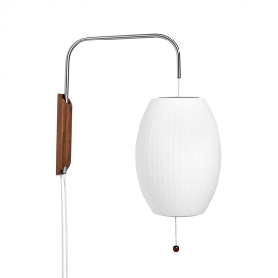 Nelson Cigar Wall Sconce Cabled HAY