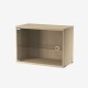 Contenitore Anta Battente Vetro String Furniture