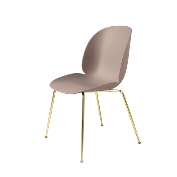 Beetle Dining Chair - Conic Brass - Expo Gubi