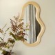 Pond Rattan Mirror - Medium ferm LIVING