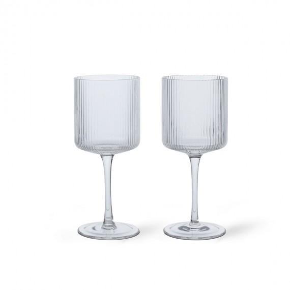 Ripple Bicchieri Vino Bianco - Set 2 Pz ferm LIVING