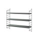 String Pocket Grigio Scuro String Furniture