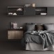 Pannello Sospeso H 75 cm Grigio Scuro String Furniture