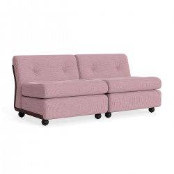 Amanta Sofa 2 Seater Yuma 1851 burgundy red shell