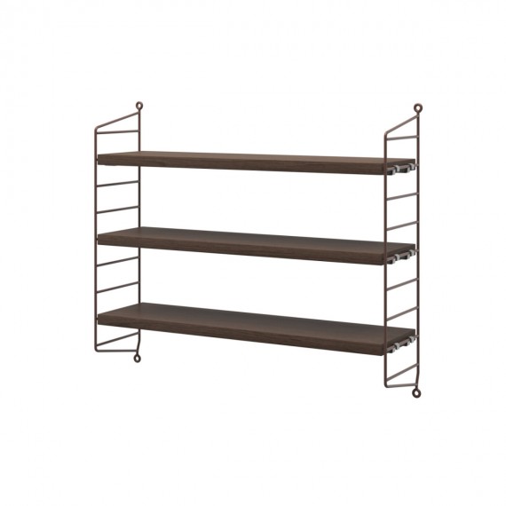 String Pocket Rovere Scuro String Furniture